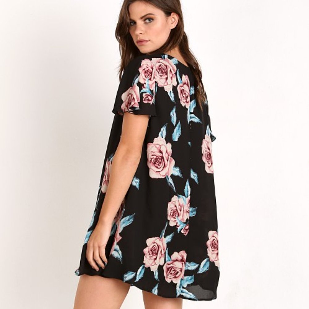 Show Me Your Mumu Kylie Mini Dress in Flower Hour - Picture 3 of 8